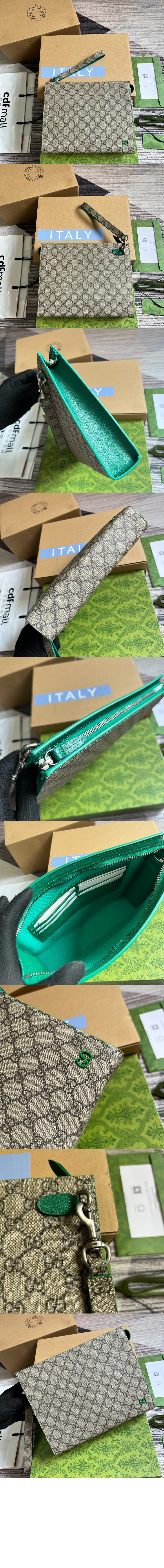 구찌 GG 디테일 파우치 768255