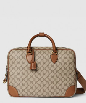 구찌 GG 엠블럼 미디엄 브리프케이스 821149