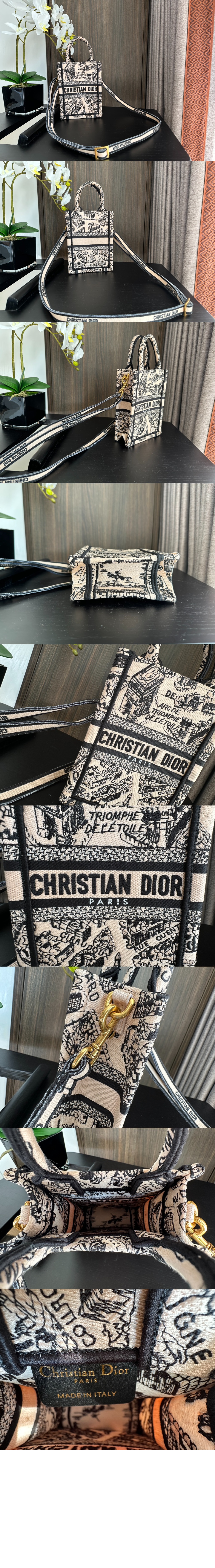 디올 북 토트 휴대폰백 미니 S5555