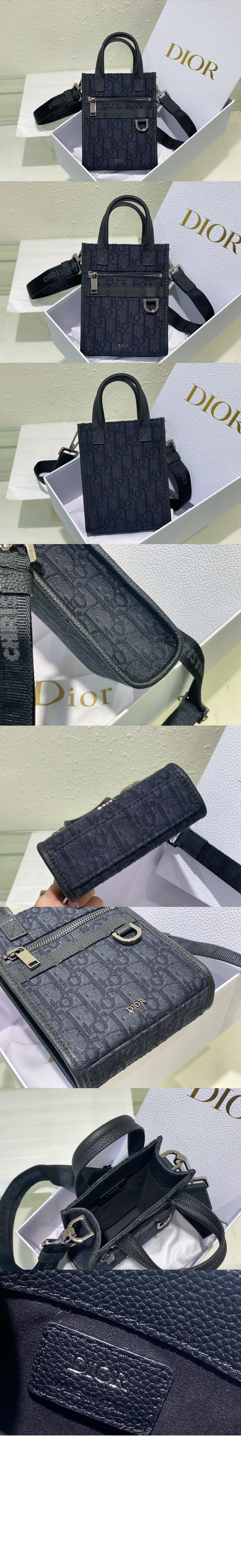 디올 Safari North-South 미니 토트 백 2ESWS