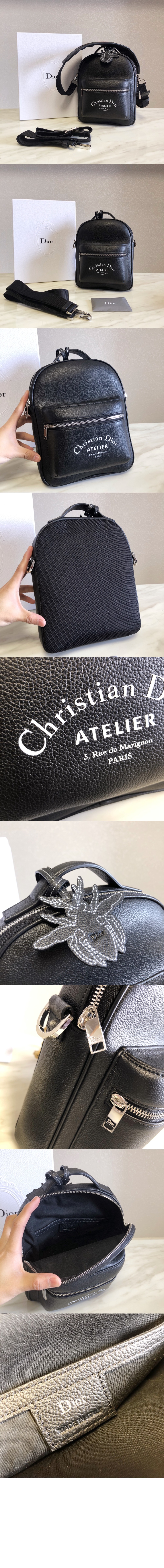 디올 아뜰리에 프린트그레인 로고 토트백 & 크로스백 1ATPO