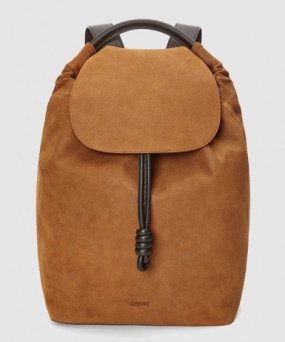 로에베 스웨이드 코튼 백팩