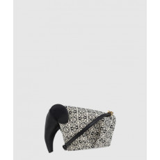 로에베 코끼리 엘리펀트 백 - 카프스킨 & 애너그램 자카드