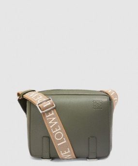 로에베 XS 밀리터리 메신저 백 - 유연한 스무스 카프스킨 & 자카드