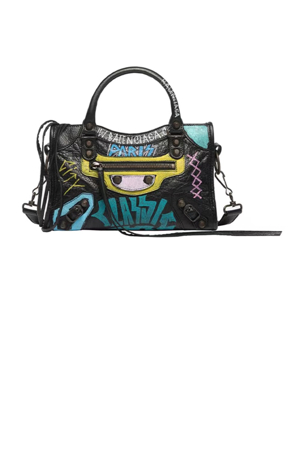 핸드메이드 그래피티 크로스백 300295