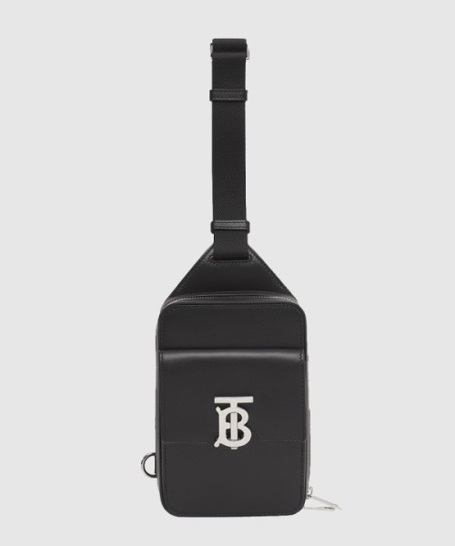 버버리 레더 크로스백 80508631