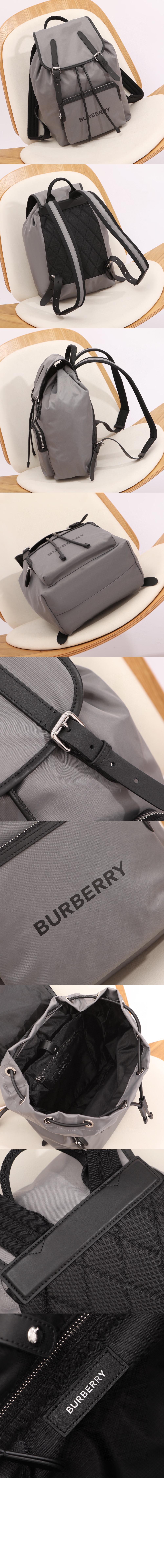 버버리 나일론 백팩 80618041