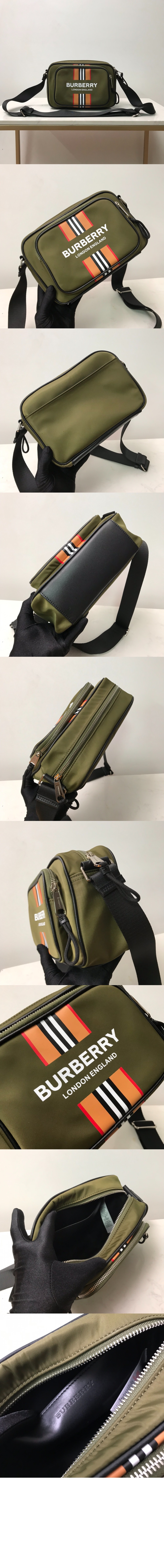 버버리 스트라이프 카메라 가방 80357671
