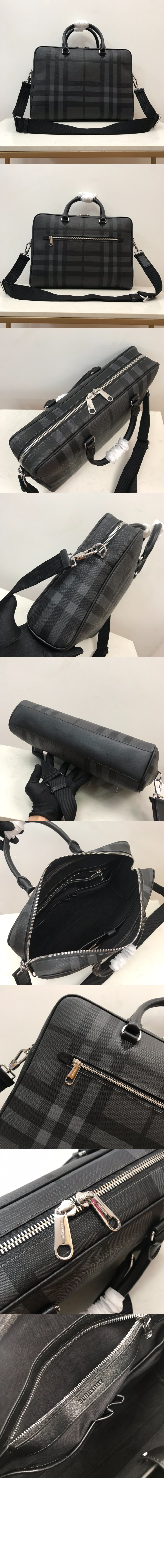 버버리 체크 브리프케이스 80139481