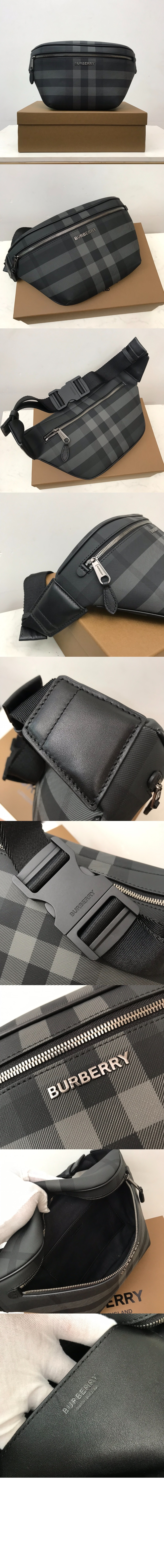 버버리 체크 레더 범백80732671