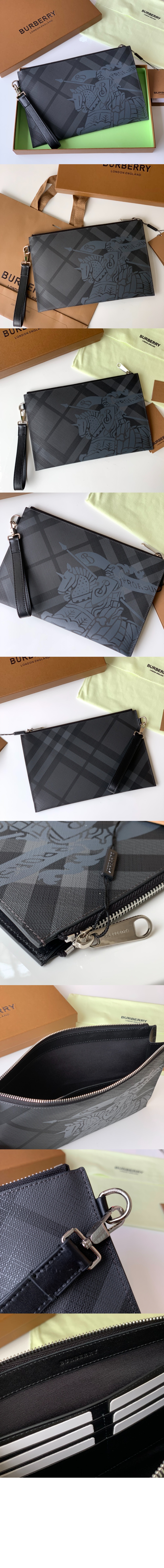 버버리 체크 클러치백 8006073