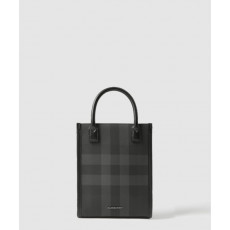 버버리 체크 레더 미니백 80684671