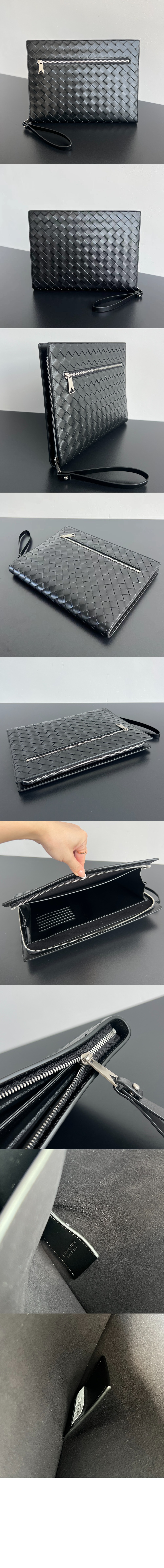 보테가베네타 미디엄 인트레치아토 도큐먼트 케이스 732638