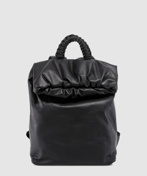 보테가베네타 롤 탑 레더 백팩 629858