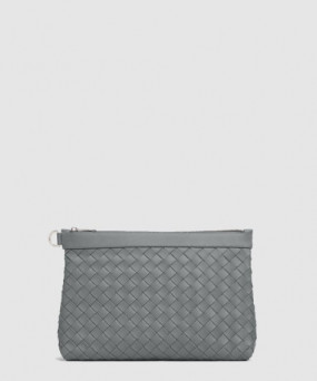 보테가베네타 인트레치아토 위빙 가죽 파우치 651852