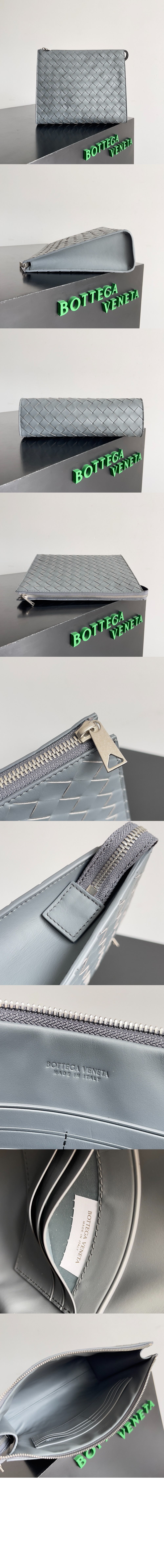 보테가베네타 인트레치아토 스탠딩 파우치 729303