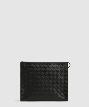 보테가베네타 인트레치아토 스탠딩 파우치 729303