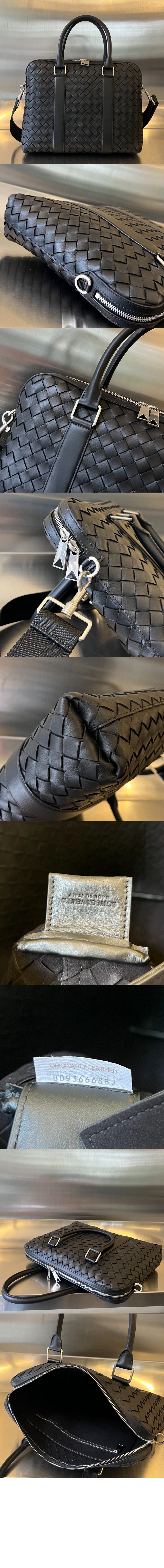 보테가베네타 인트레치아토 슬림 브리프케이스 690702