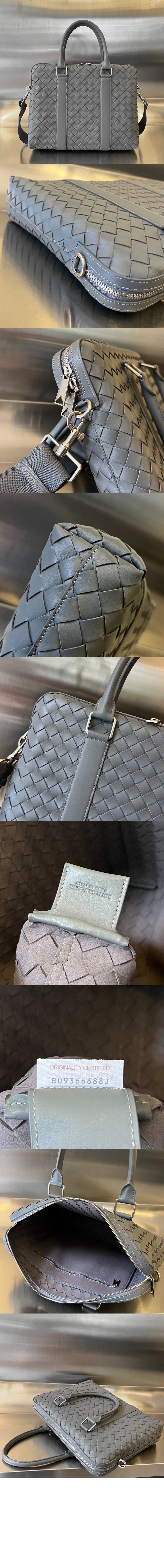 보테가베네타 인트레치아토 슬림 브리프케이스 690702