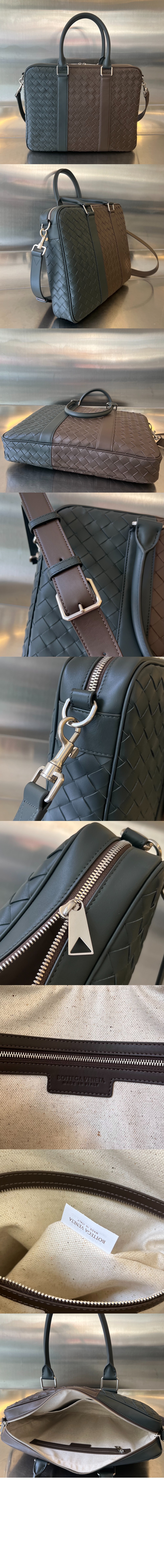 보테가베네타 인트레치아토 라지 브리프케이스 755128