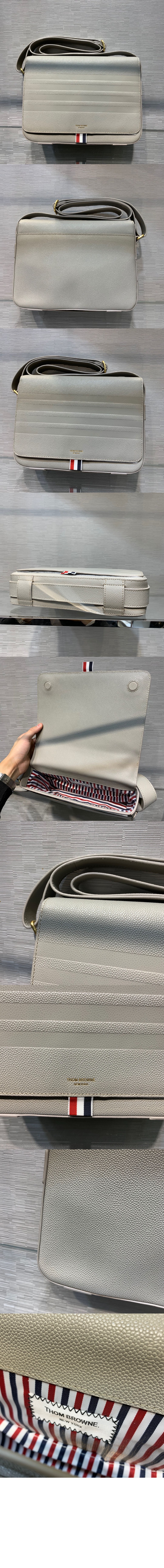 톰브라운 4-bar 엠보스 리포터백 MAG139