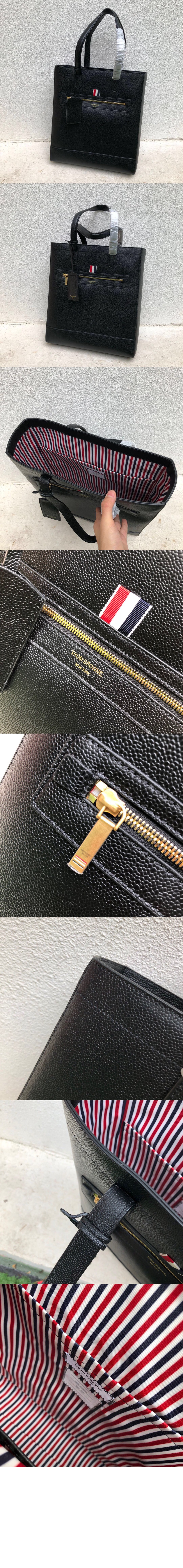 톰브라운 지퍼 포켓 토트백 MAG059