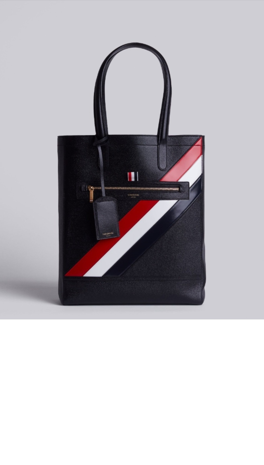 톰브라운 페블 토트백 MAG066