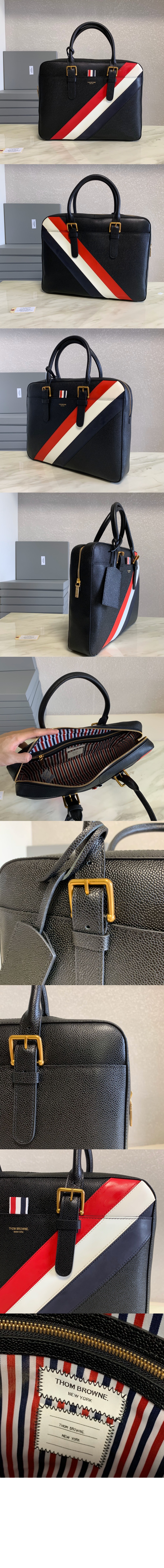 톰브라운 비즈니스 페블 토트백 MAG064