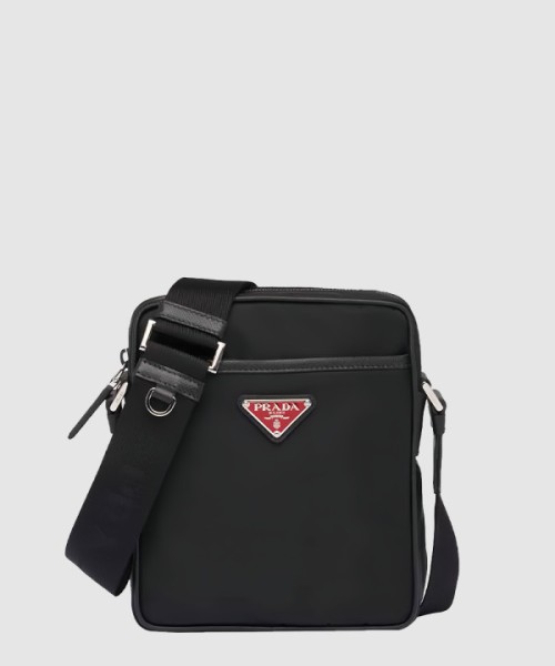 프라다 리나일론 및 사피아노 숄더백 2VH112