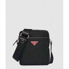 프라다 리나일론 및 사피아노 숄더백 2VH112