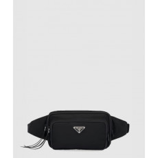 프라다 가죽 트리밍 벨트백 1BL010