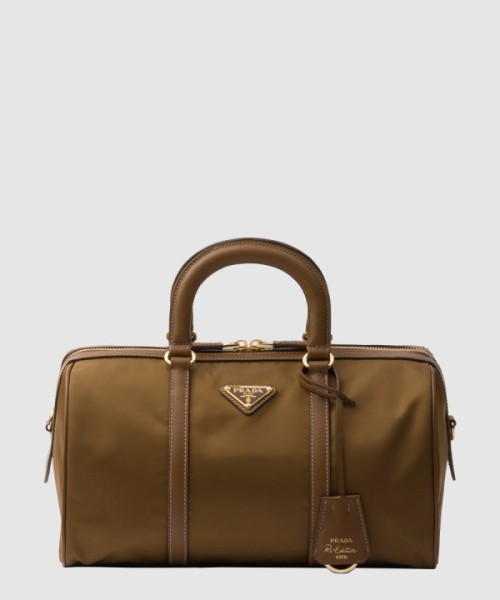 프라다 가죽 탑 핸들백 1BB233
