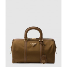 프라다 가죽 탑 핸들백 1BB233