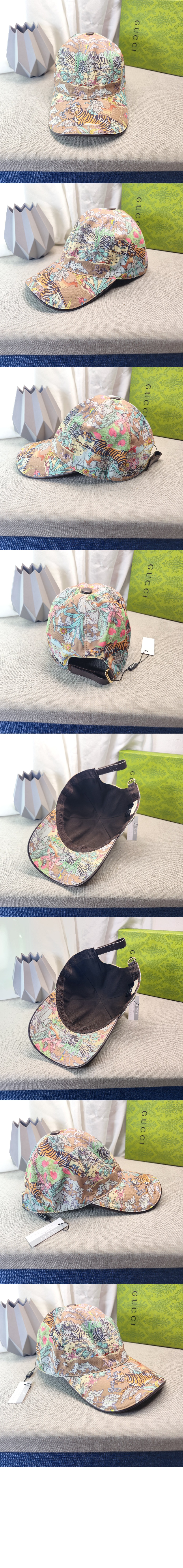 구찌 프린팅 베이스볼 캡 862549