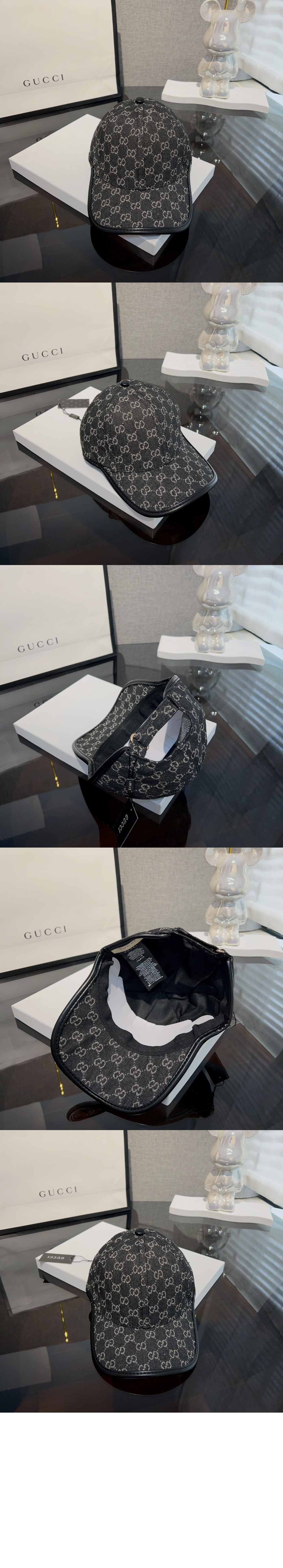 구찌 GG 데님 베이스볼 캡 656206