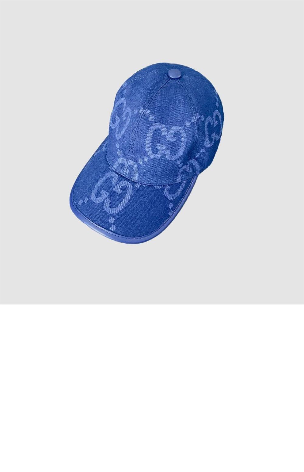 구찌 GG 데님 베이스볼 캡 656206