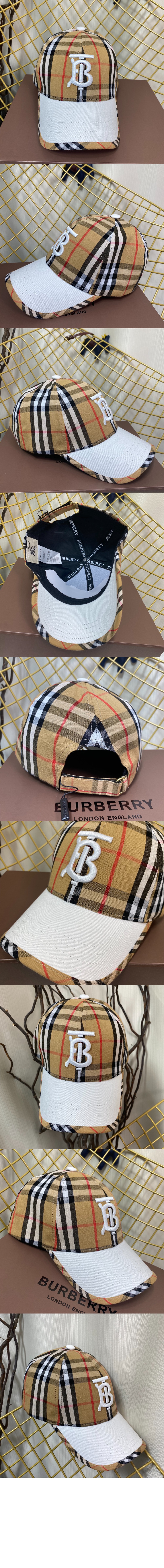 버버리 베이스볼 캡 8048521