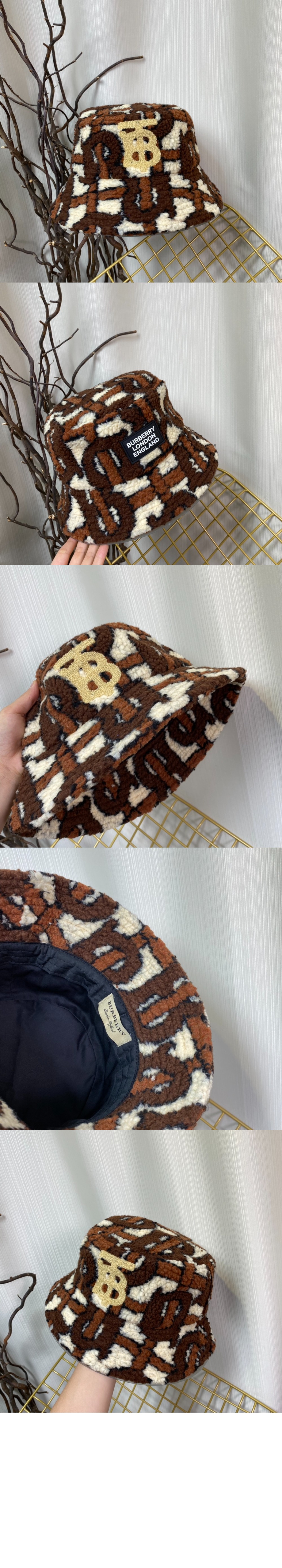 버버리 램스울 벙거지 8052142