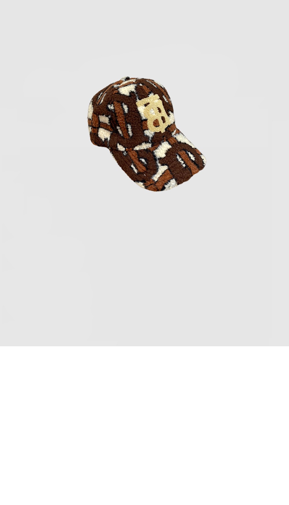 버버리 램스울 베이스볼 캡 8053147