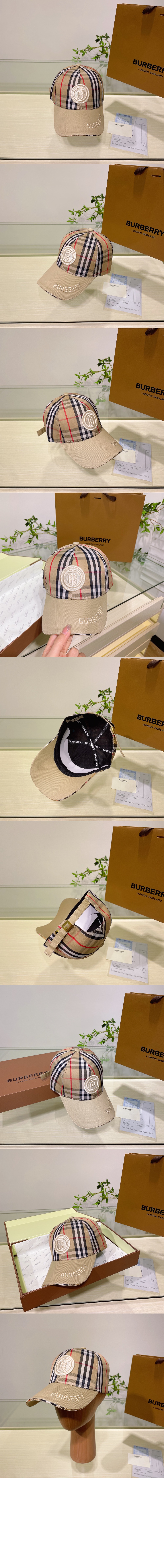 버버리 베이스볼 캡 8056258