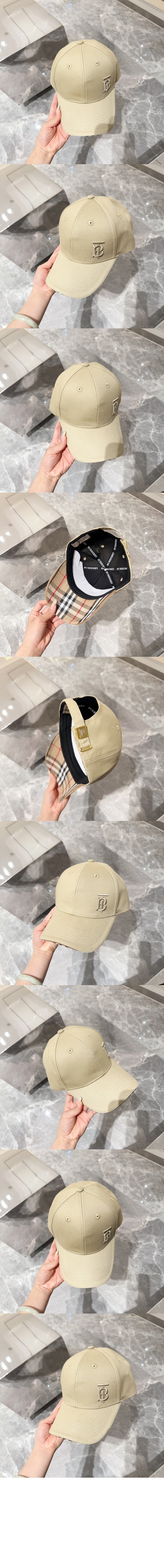 버버리 입체 자수 야구 모자 8063214