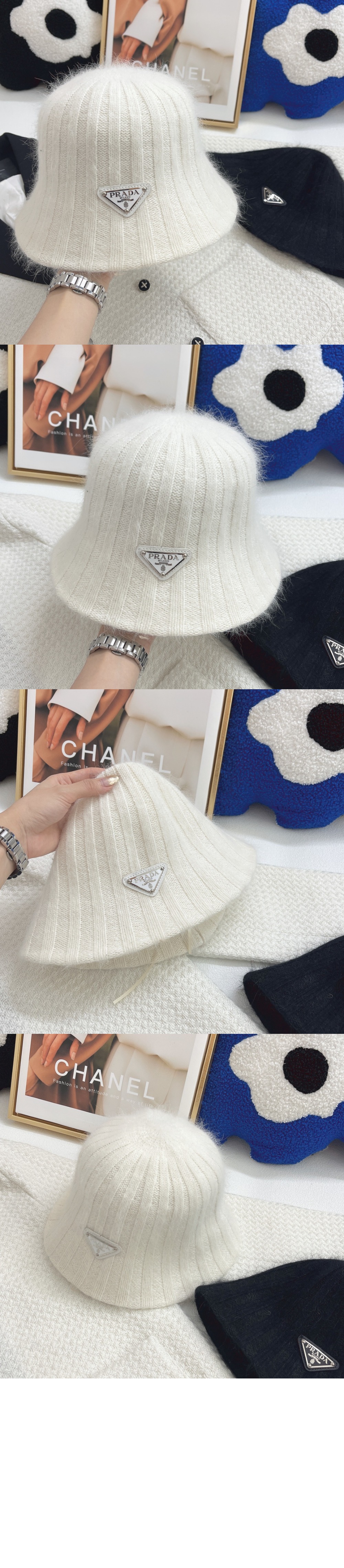 프라다 니트 벙거지 2HC513