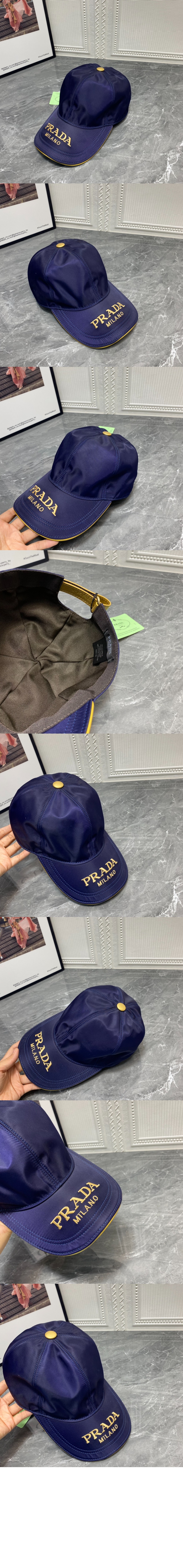 프라다 베이스볼 캡 1HC337