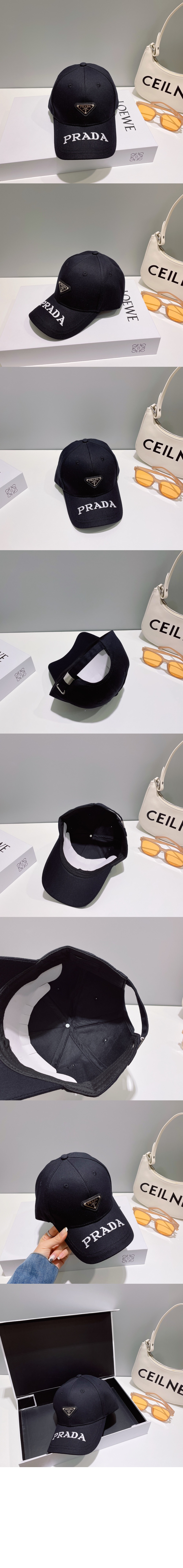 프라다 베이스볼 캡 1HC634