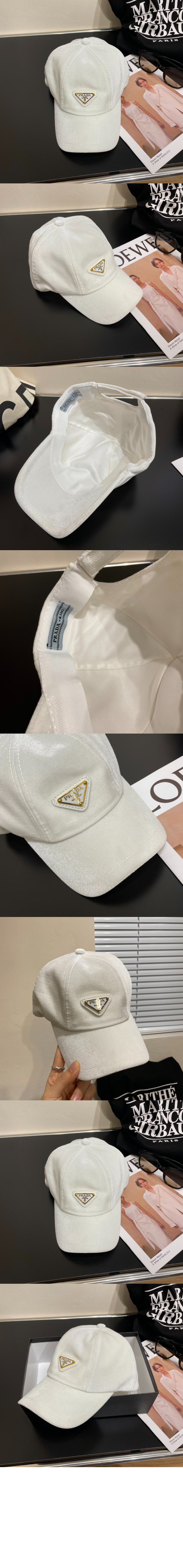 프라다 벨벳 베이스볼 캡 1HC934