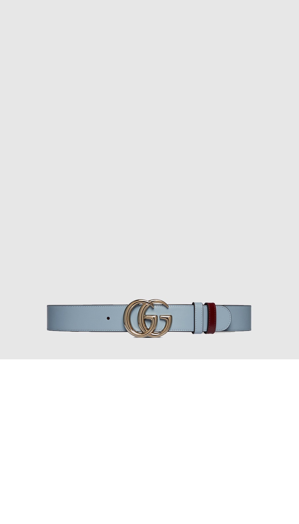 구찌 GG 마몽 리버서블 와이드 벨트 659416