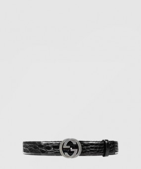 구찌 GG 스무스 버클 벨트 368186