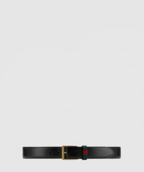 구찌 디테일의 레더 벨트 495125