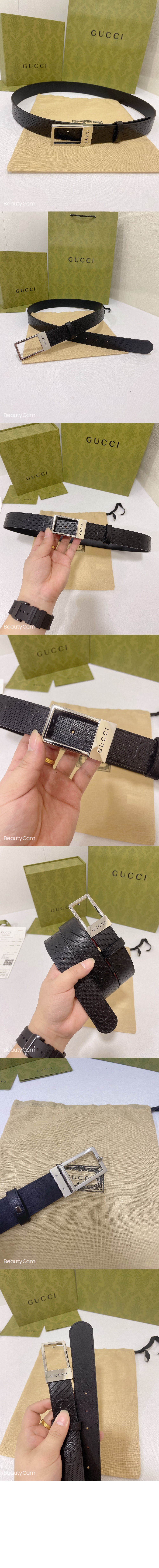 구찌 버클 GG 벨트 722370