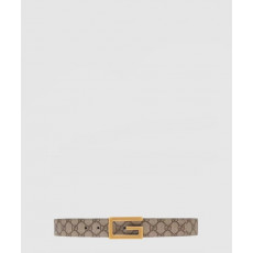 구찌 스퀘어 G 버클 리버 벨트 626974